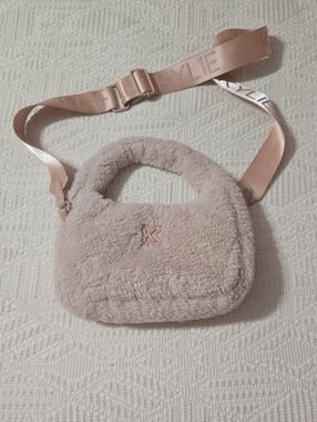 Kendall & Kylie Blush Faux Fur Crossbody Bag